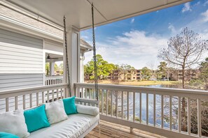 Enjoy the Swing while taking in the Expansive Water Views!