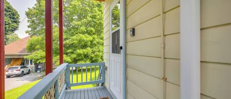 Port Henry Vacation Rental | 1BR | 1BA | 600 Sq Ft | 4 Steps to Enter