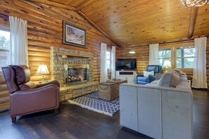 Main Living Space | Fireplace | Central Heat & A/C
