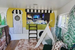 Camper themed bedroom.