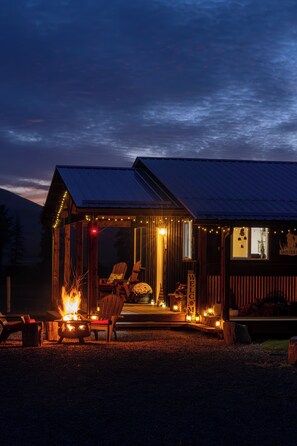 South covered deck & fire pit are great way to unwind at the end of the day!