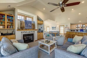 Top-Level Living Area with Deck Access