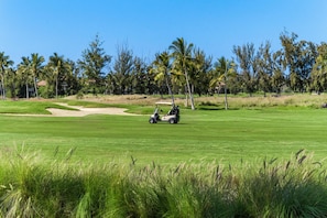Enjoy beautiful golf course views