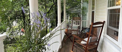 Sit on the porch and relax after a long day hiking the Shawangunk trails
