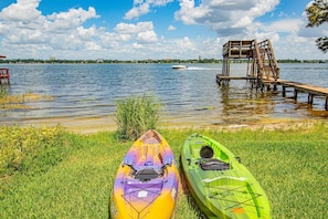 Two kayaks available for use
