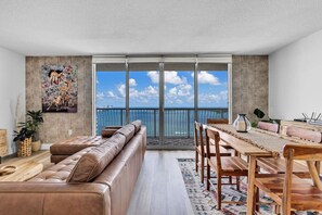 Living room with balcony access