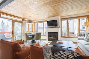 Fireplace with a view!