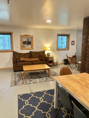 Comfy Sofa bed by dining table