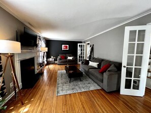 Living room with Smart TV