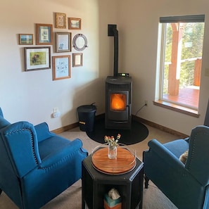 Master bedroom seating area