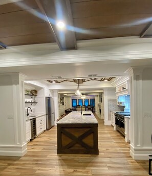 Enter into a beautfully remodeled 1906 home.  Kept the charm but then some!