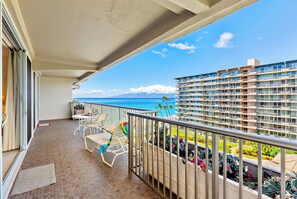 Spacious balcony