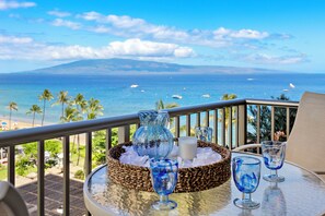 View of Lana'i from Balcony
