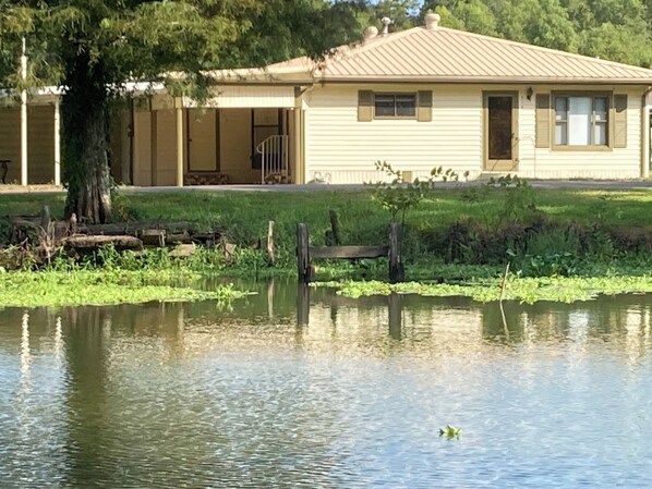 Picture taken across the bayou from house