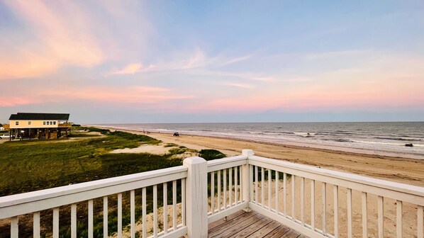 View From the Deck, BREATHTAKING VIEW! Private Beachfront Rental