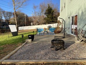 Create memorable moments by the fire pit.