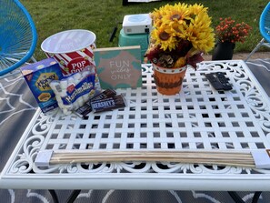 Don't forget your snacks to complete the magic.