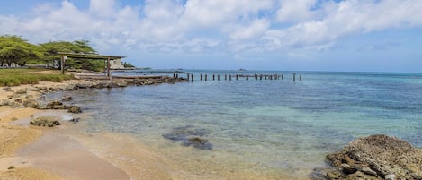 Steps away from paradise! Our property offers easy access to the serene seashore