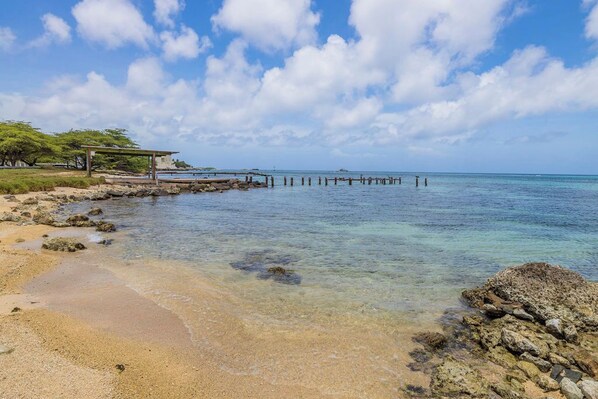 Steps away from paradise! Our property offers easy access to the serene seashore