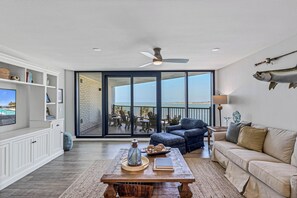 Living room and balcony view