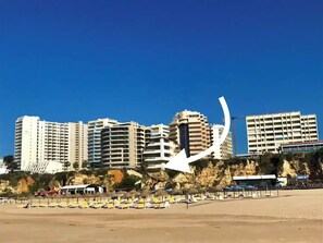 Beachfront location