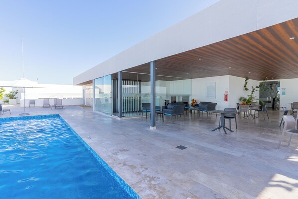 Takterrasspool