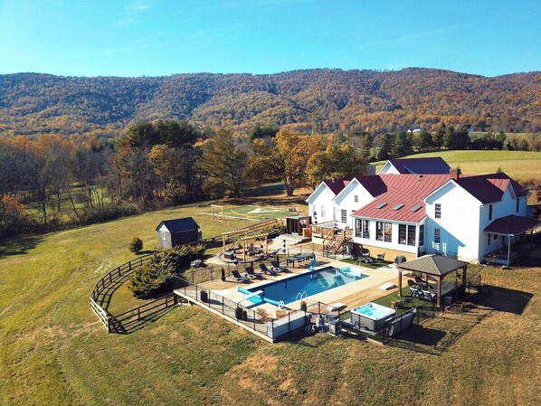 10-Acre Property with Spa Experience + Fun & Games