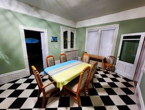 Dining room with seating for 8