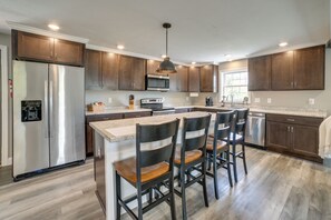Kitchen | 1st Floor | Keyless Entry | Central Air Conditioning