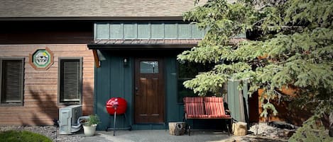 Chokecherry Hideout is the green portion, a petite cabin-feel woodsy experience!