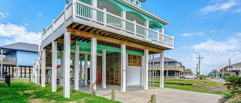 Seaside Serenity is a luxury beach house loaded with supplies and games!