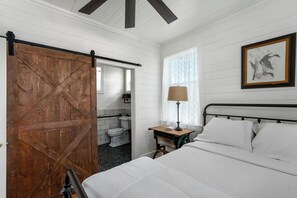Barn Door to Bathroom
