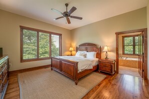 Master Bedroom with King-Sized Bed and Ensuite Bathroom