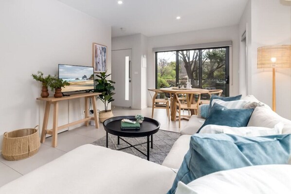 Living Room and Dining Area