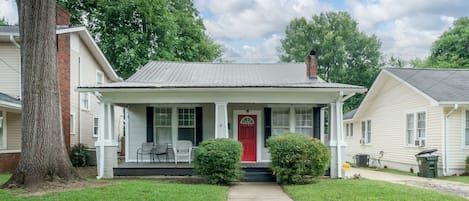 Spend your mornings sipping on a perfectly brewed cup of coffee while seated on the front porch.