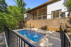 Outdoor Oasis: Dive into relaxation with your own private heated pool surrounded by nature!