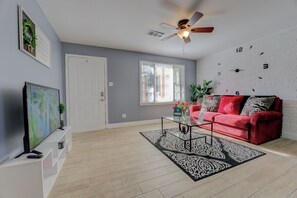 Bright and cozy living room for your relaxation 