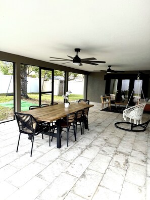 Outdoor dining