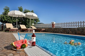 Tranquil Corfu Villa | 3 Bedrooms | Villa Chrinos | Gated Pool | Agios Georgios Pagon