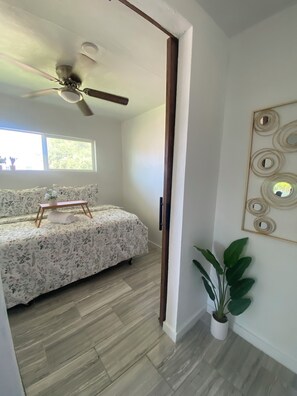 Master bedroom. Full size bed.