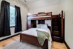 Bedroom 2- a bunk bed (twin over double)
