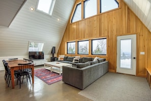 View of Entryway and Living Room