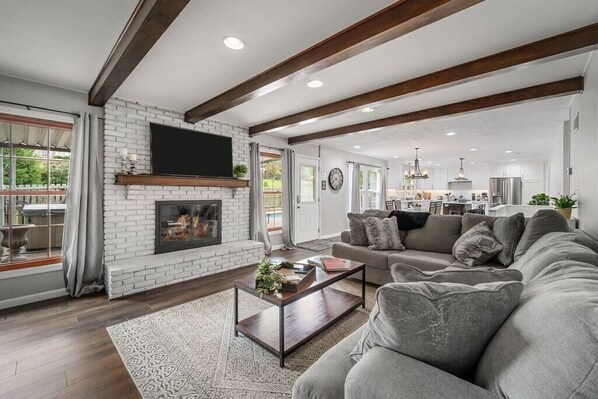 Cozy living room indeed. 