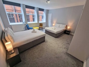 Get a great night's sleep in our stylish and cosy bedroom
