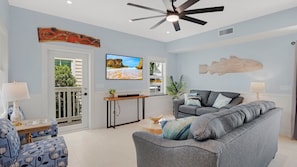 Comfortable seating in the living area...