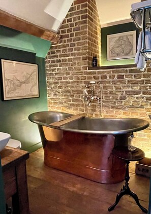 3rd bathroom with copper tub