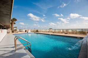 Communal pool area.