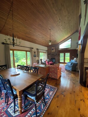 First floor dining/living area