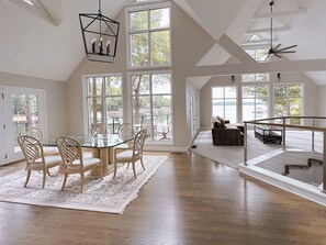 Open concept living/dining