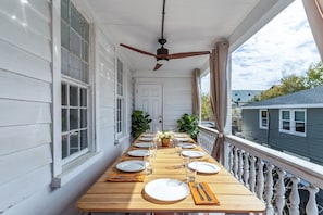 Outdoor dining and seating for your group!